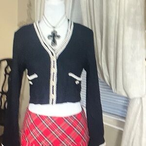 Black and White Women's Sweater